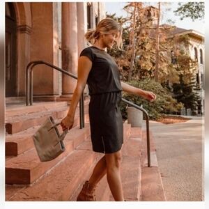 ALBION Going Places Chic Black Mini Dress Size S